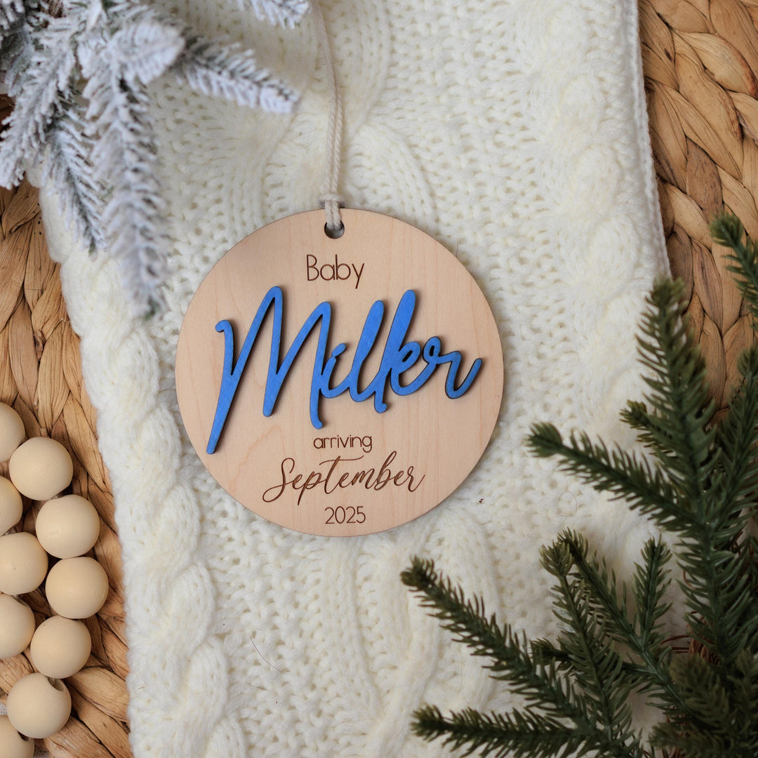 Pregnancy Announcement Ornament
