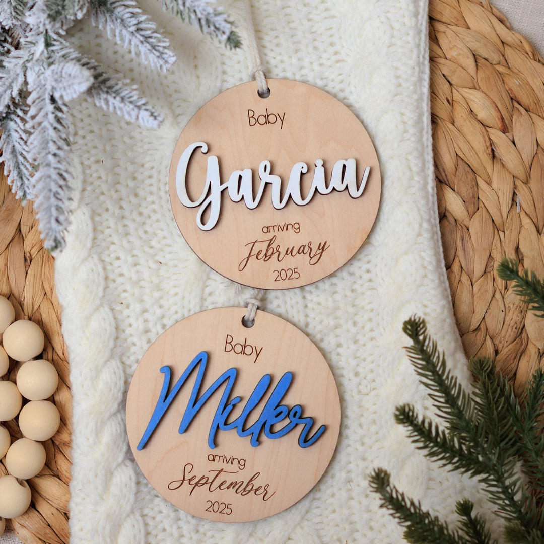 Pregnancy Announcement Ornament