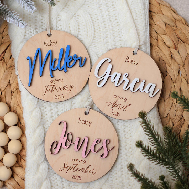 Pregnancy Announcement Ornament