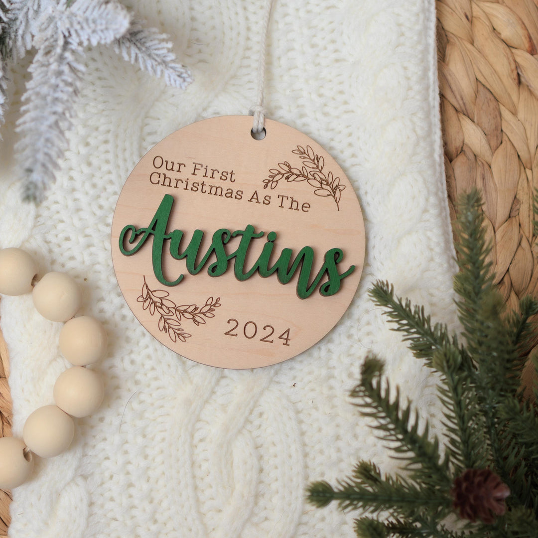 Newly Married Ornament Keepsake