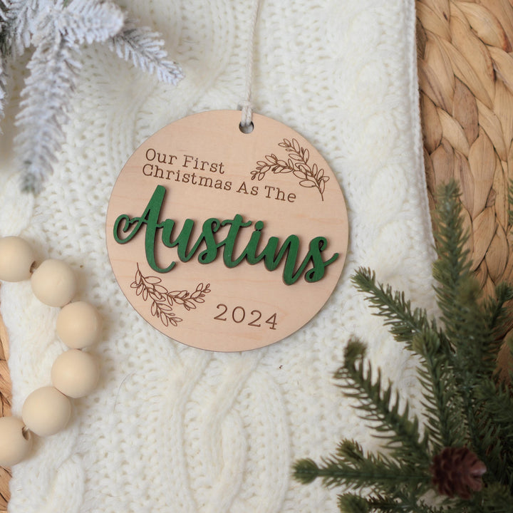 First Christmas Married Ornament