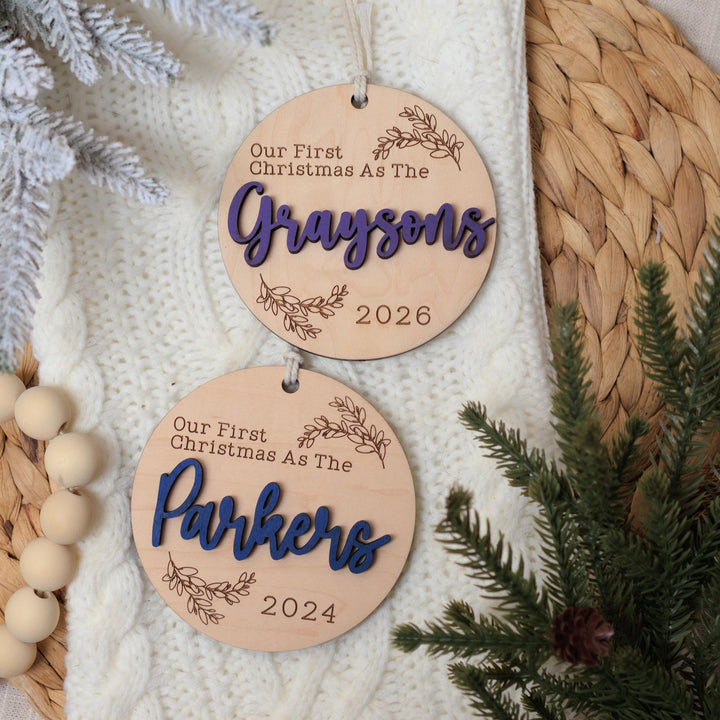 First Christmas Married Ornament