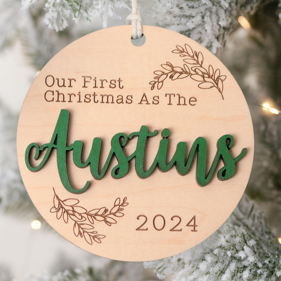 Newly Married Ornament Keepsake