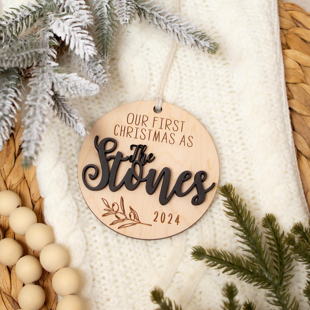 Newly Married Last Name Keepsake