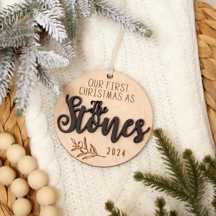 Newly Married Last Name Keepsake