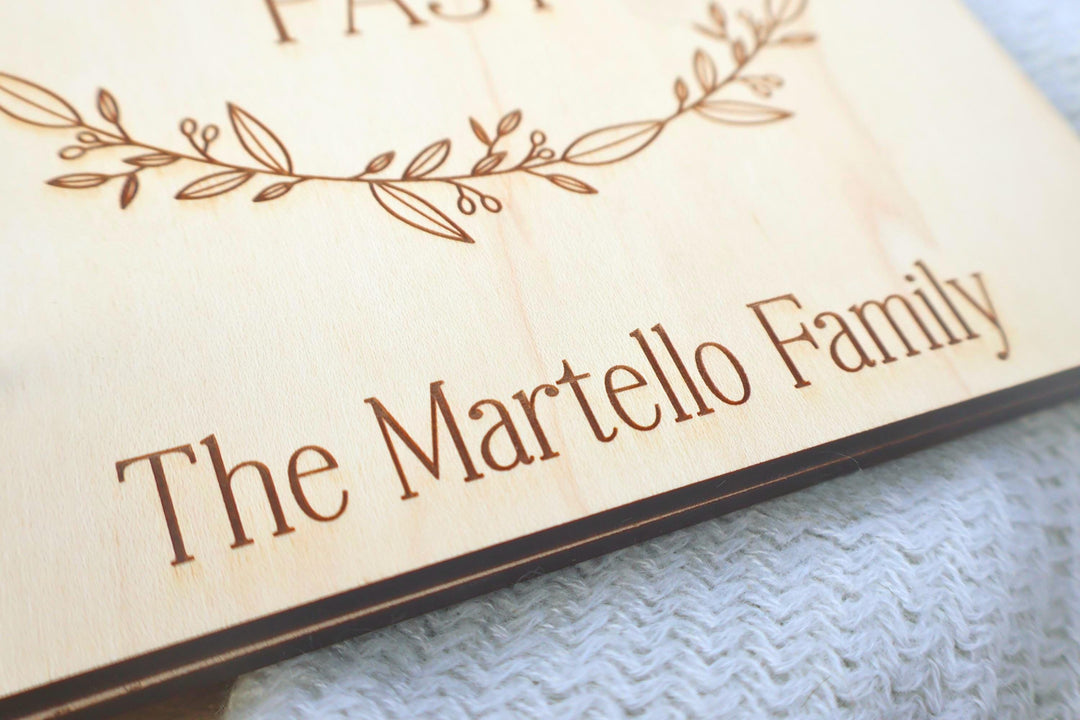 Personalized Christmas Card Holder