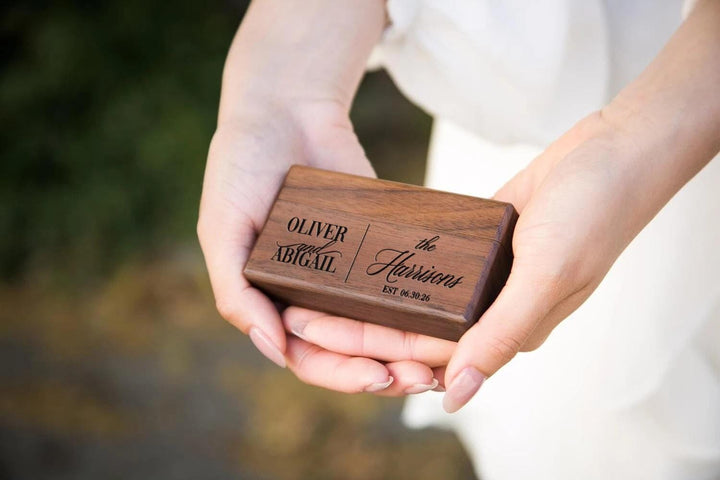 Custom Wedding Ring Box