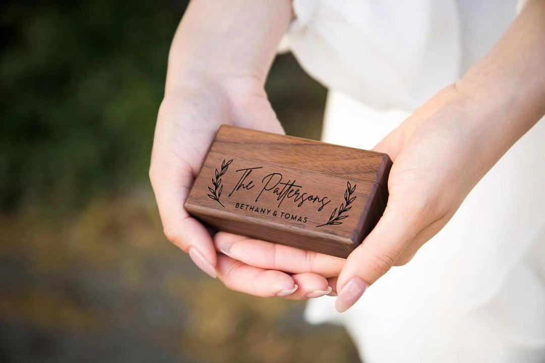 Custom Wedding Ring Bearer Ring Box