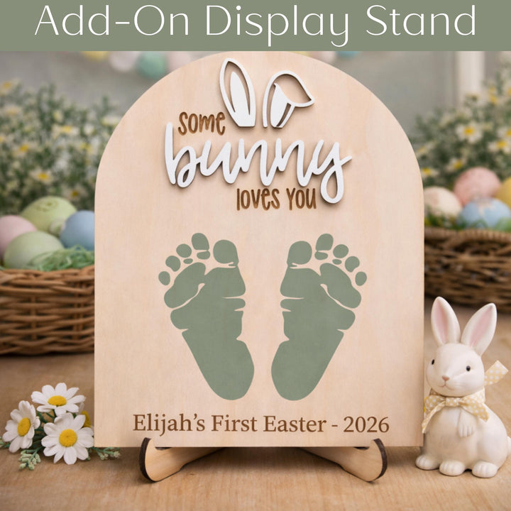 My First Easter Sign - Bunny Prints