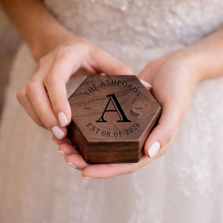 Wedding Ring Box For 3 Rings