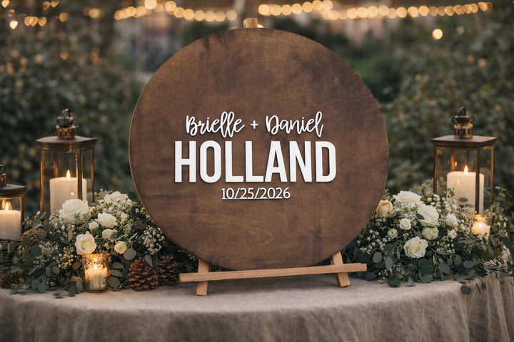 Custom Wedding Guestbook Alternative Board