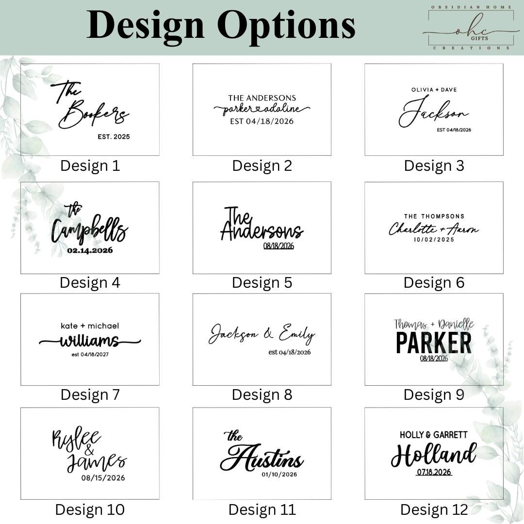 3D Square Guest Book Wedding Alternative