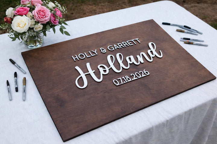 Personalized First Name Guestbook