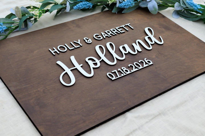 Personalized First Name Guestbook