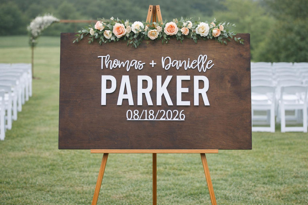 Personalized Last Name Guest Book