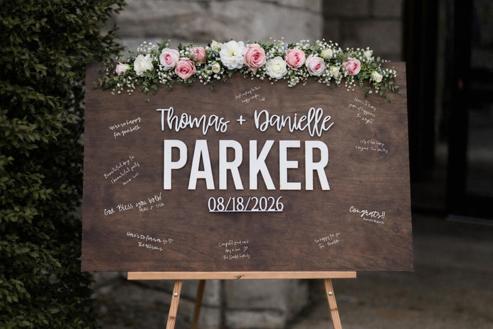 Personalized Last Name Guest Book