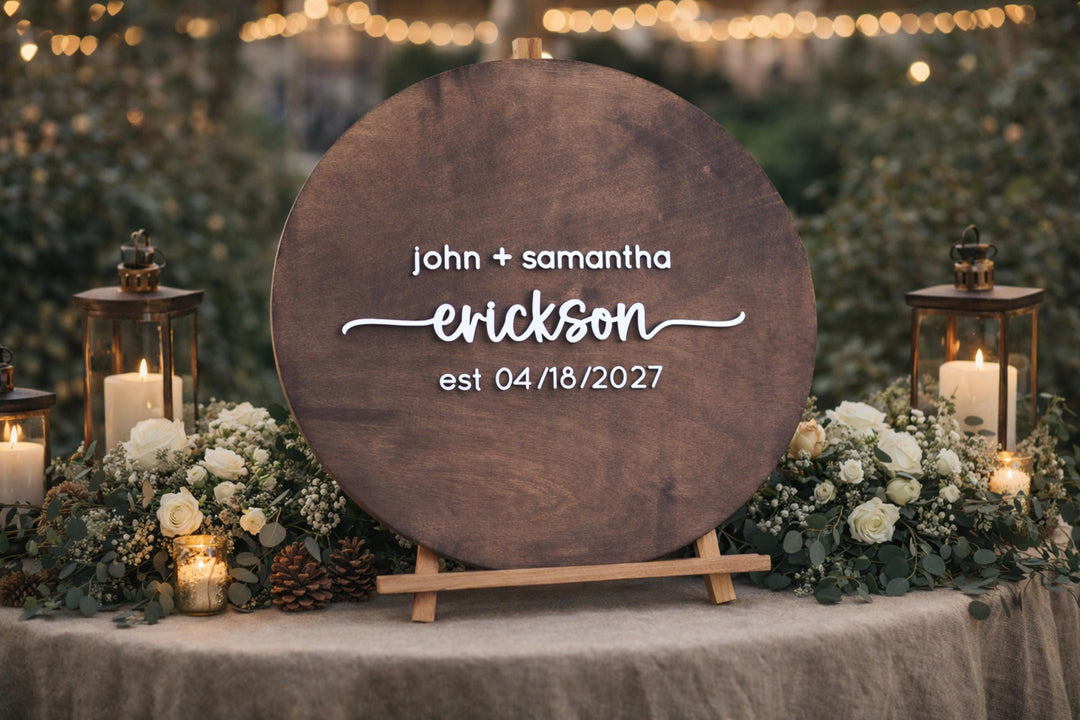 Custom Wedding Guestbook Alternative Board