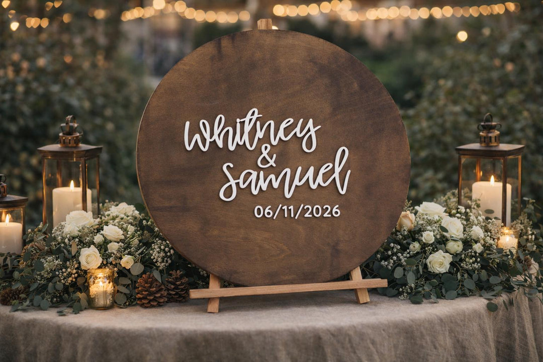 Custom Wedding Guestbook Alternative Board