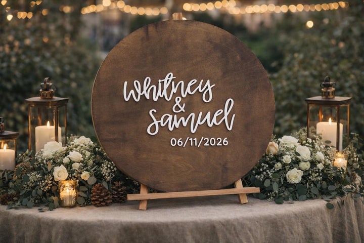 Custom Wedding Guestbook Alternative Board