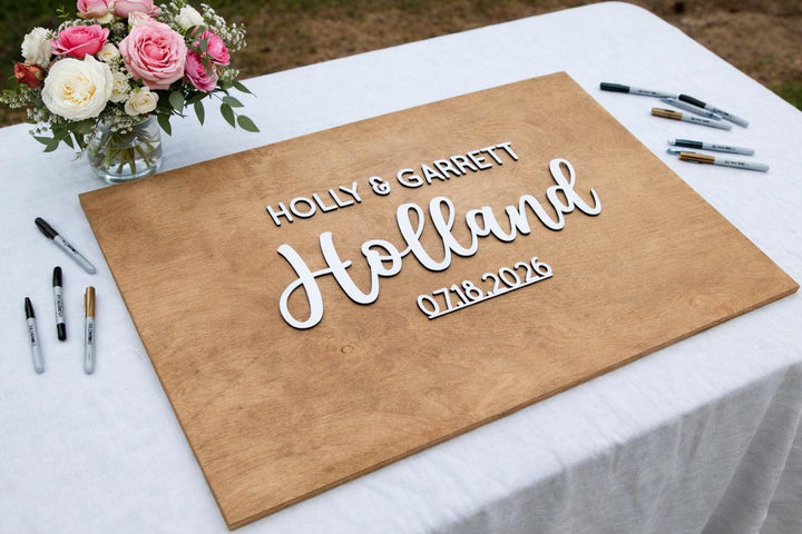 Personalized First Name Guestbook