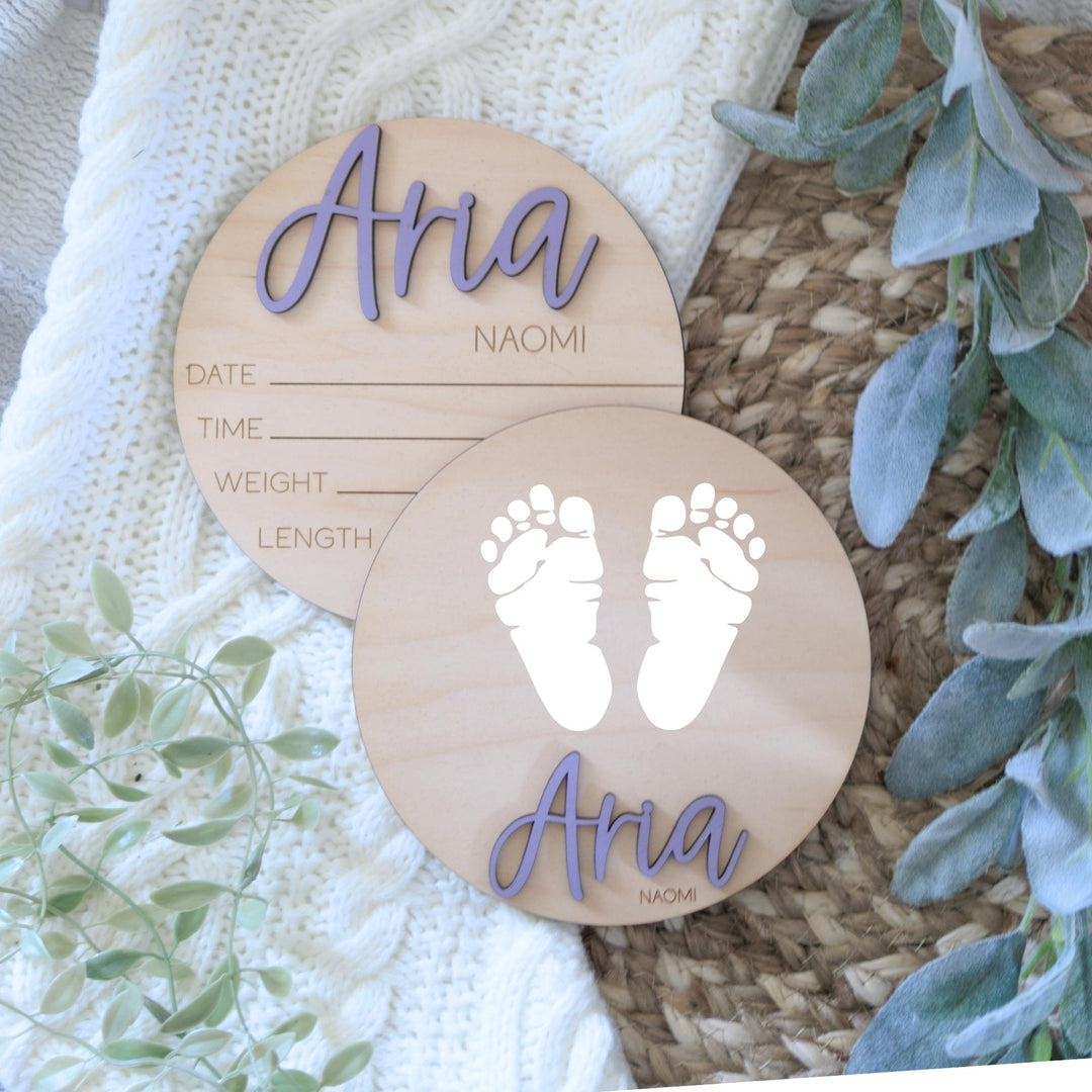 Newborn Announcement Sign