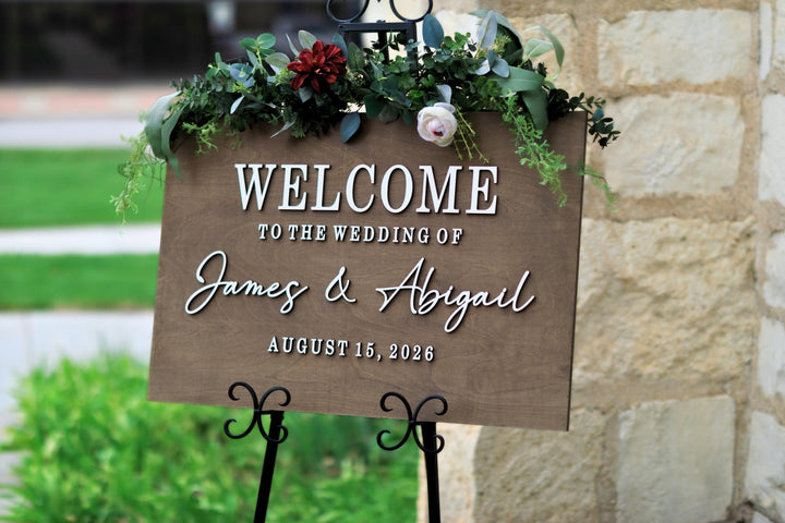 Elegant Statement Welcome Wedding Sign