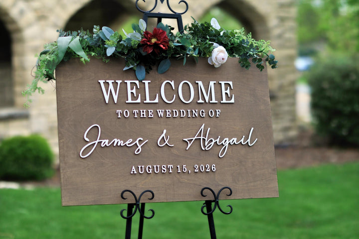 Elegant Statement Welcome Wedding Sign