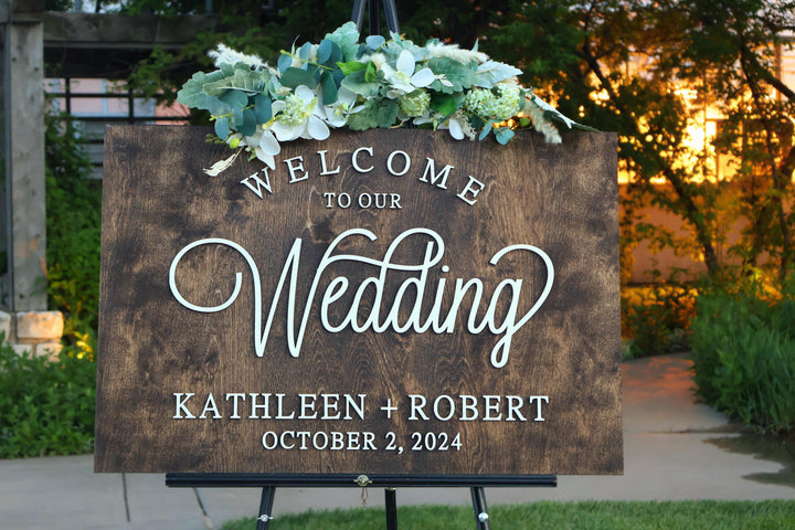 Custom Welcome Wedding Sign