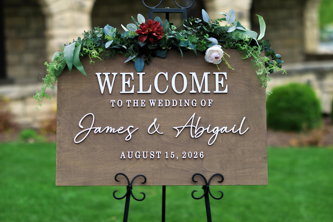 Elegant Statement Welcome Wedding Sign