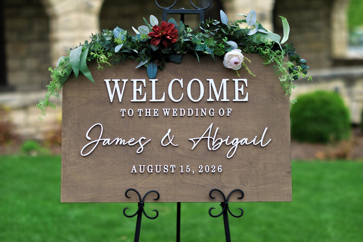 Elegant Statement Welcome Wedding Sign