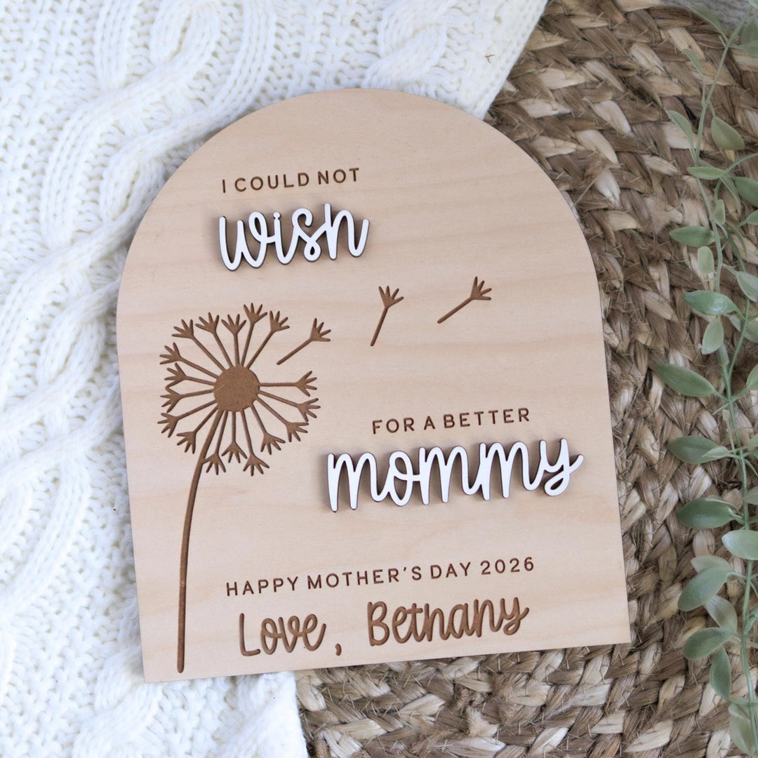 Personalized Wood Mother&