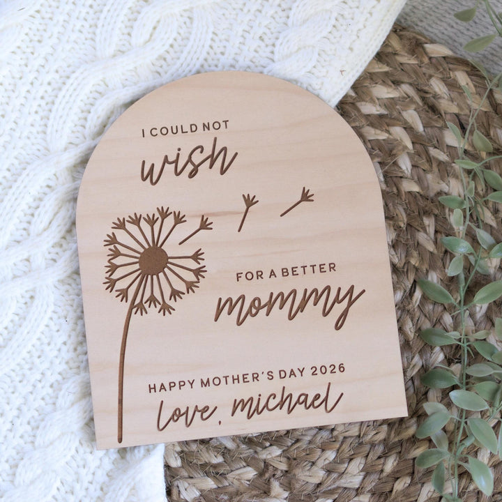 Personalized Wood Mother&