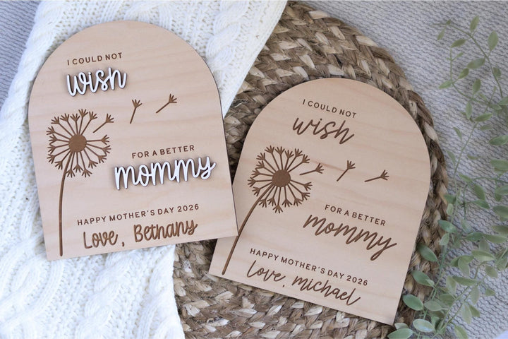 Personalized Wood Mother&