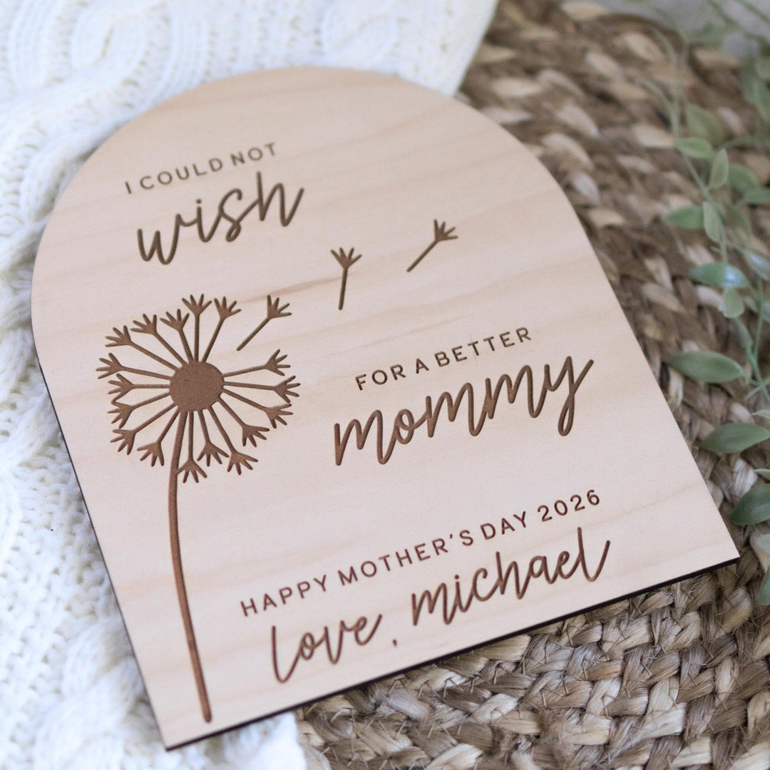 Personalized Wood Mother&