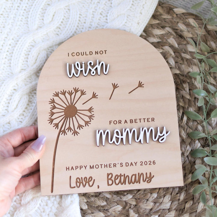 Personalized Wood Mother&