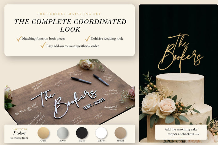 Personalized Last Name Guest Book