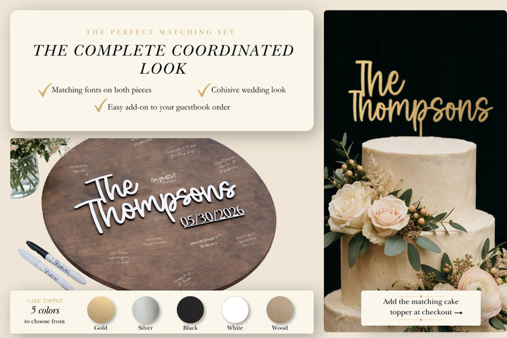 Custom Wedding Guestbook Alternative Board