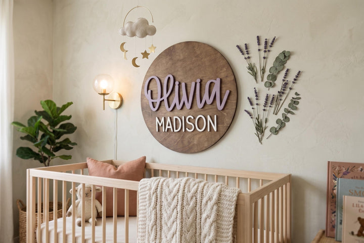 Nursery Name Sign - Ashley