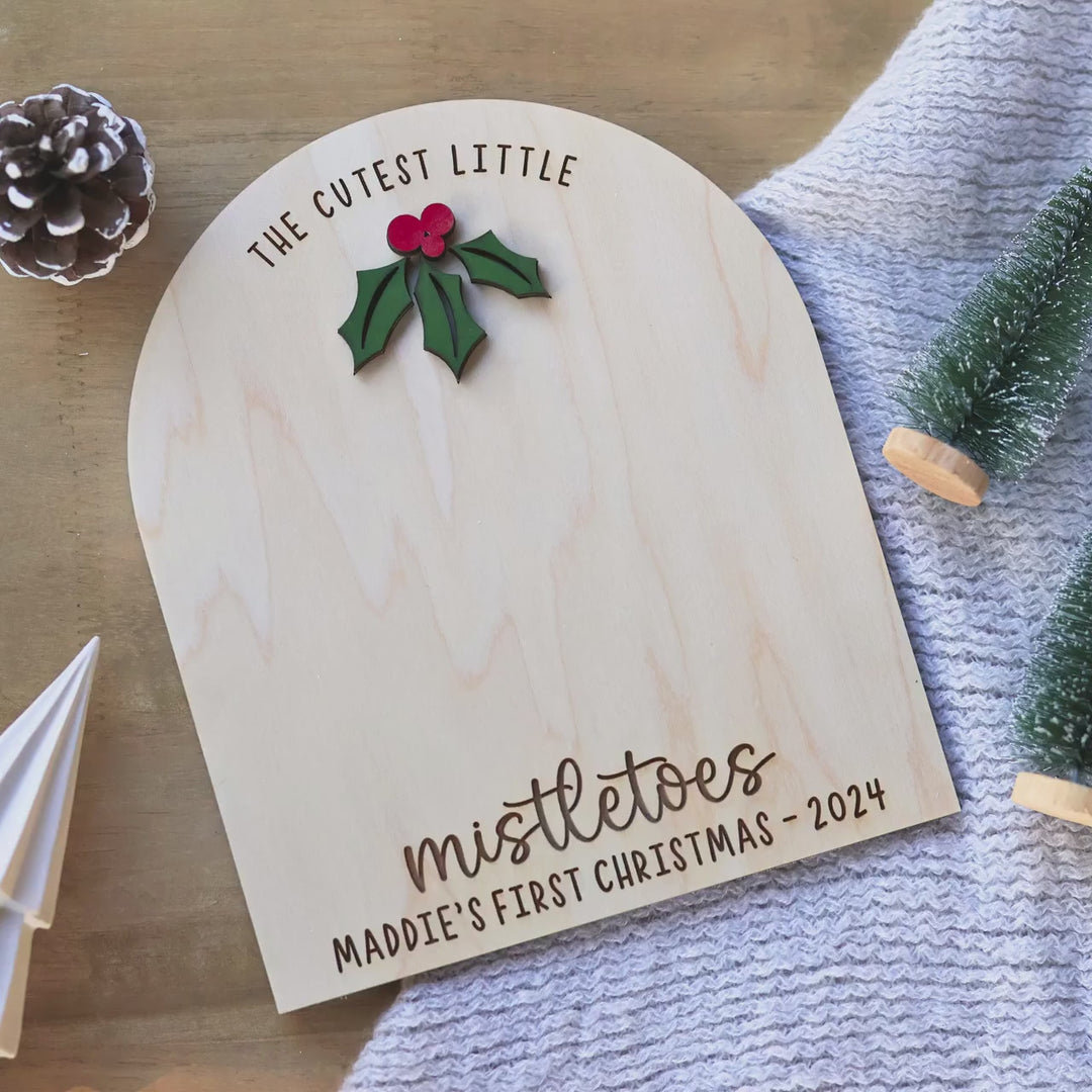 DIY Footprint Christmas Art