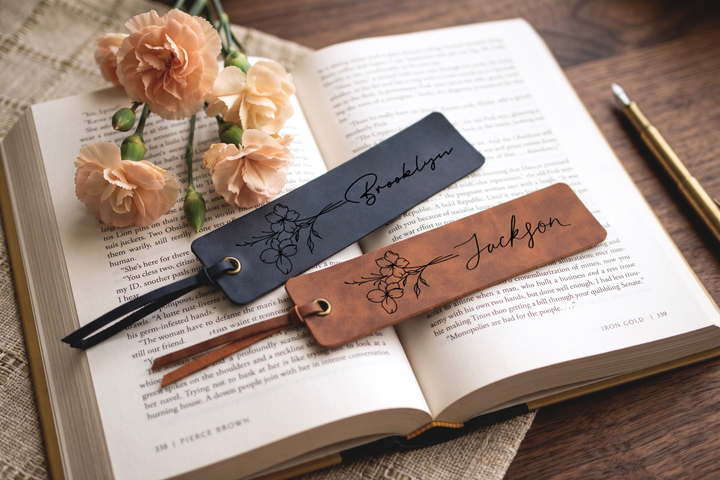 Custom Engraved Bookmark with Birth Month