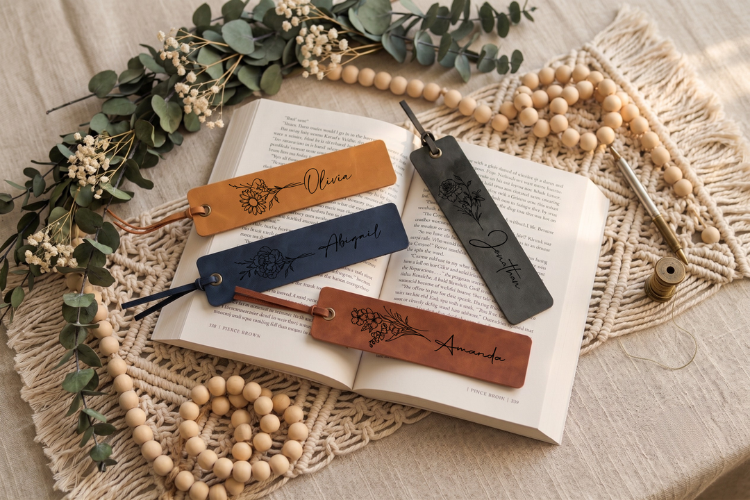 Custom Engraved Bookmark with Birth Month
