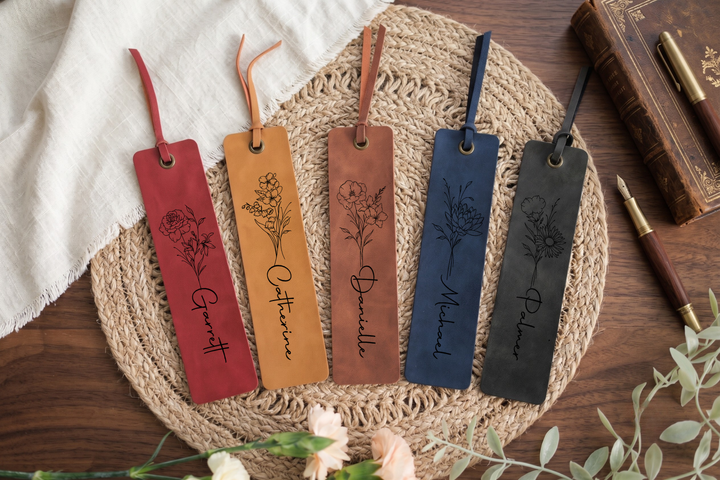 Custom Engraved Bookmark with Birth Month