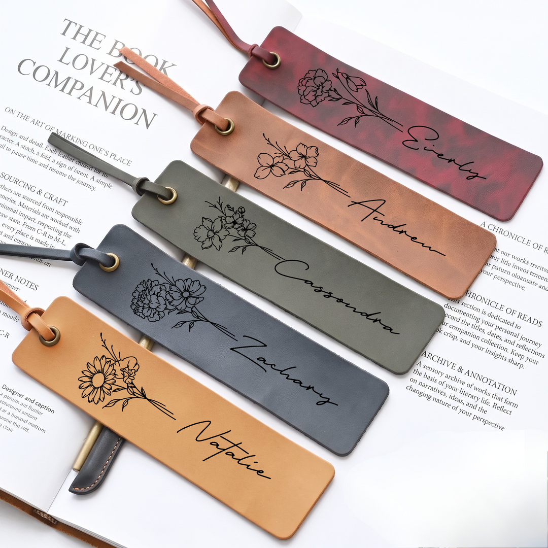 Custom Engraved Bookmark with Birth Month