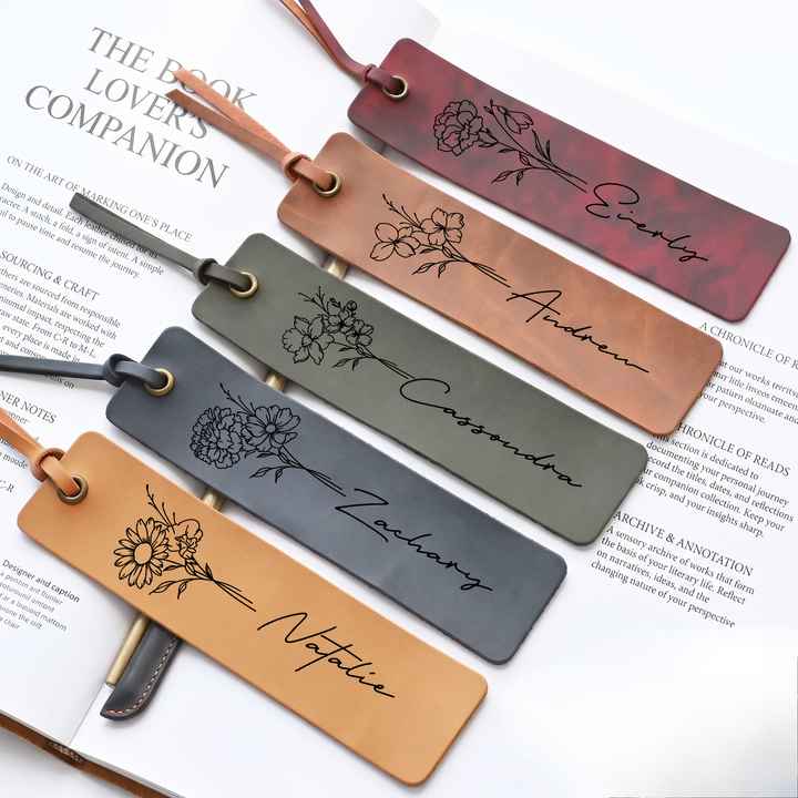Custom Engraved Bookmark with Birth Month