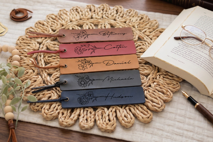 Custom Engraved Bookmark with Birth Month