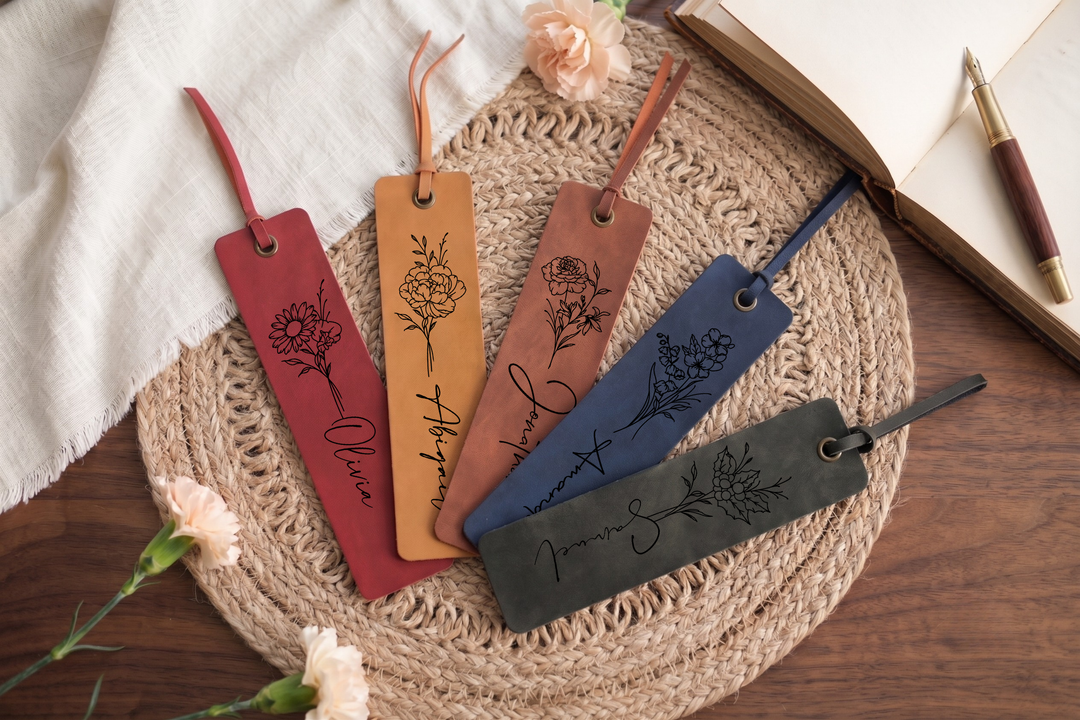 Custom Engraved Bookmark with Birth Month