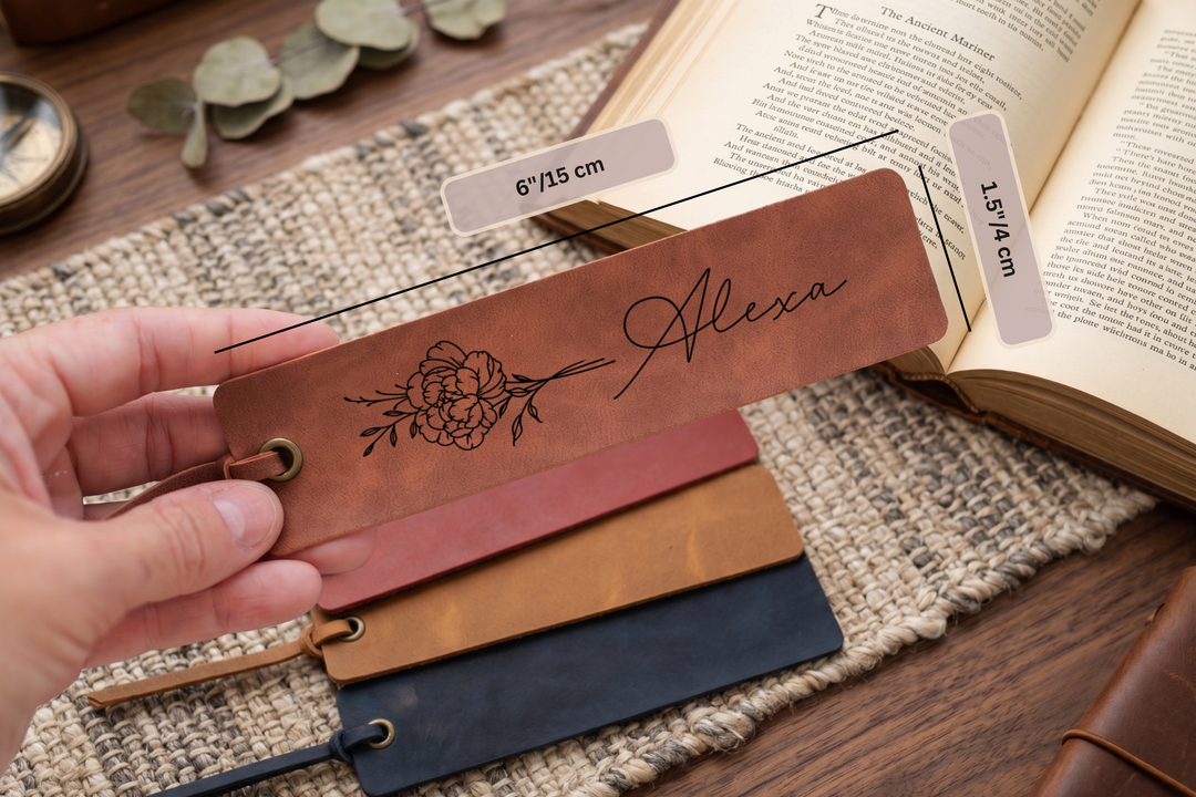 Custom Engraved Bookmark with Birth Month