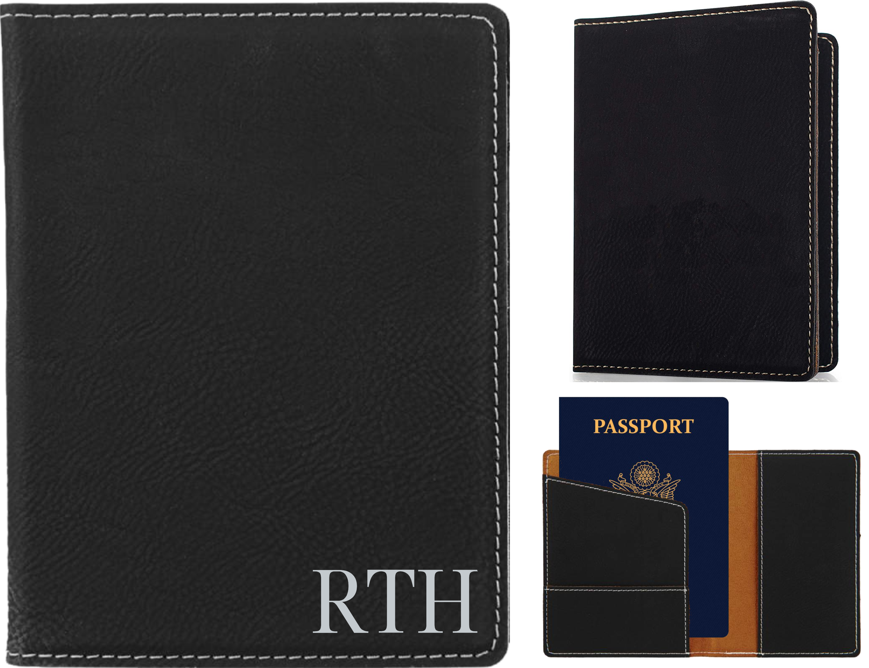 Customize Personalised Passport Cover with Names Travel Case for Passports