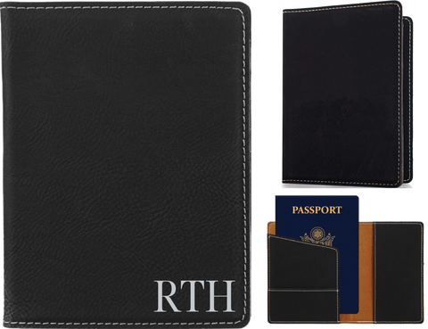 Personalized Rawhide Passport Cover