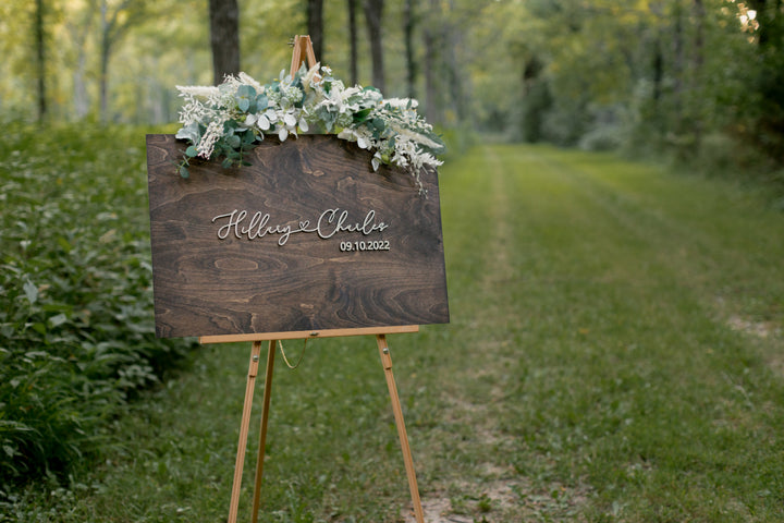 3D Square Alternative Guestbook Sign. Laser Square Guestbook - Melody